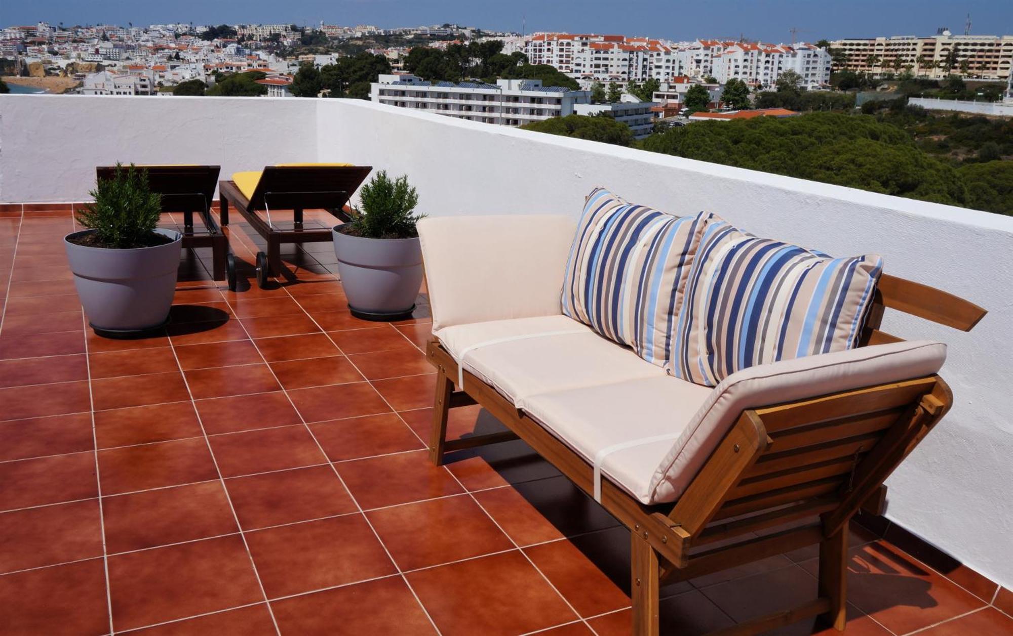 Golden Cliff House Apartment Albufeira Bagian luar foto